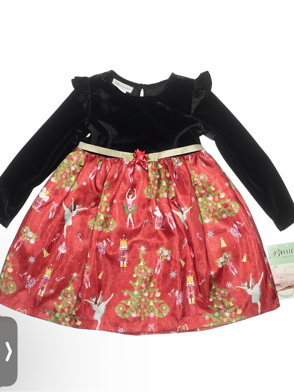 Bonnie Jean Gorgeous Nutcracker Holiday Dress. NWT SZ 5